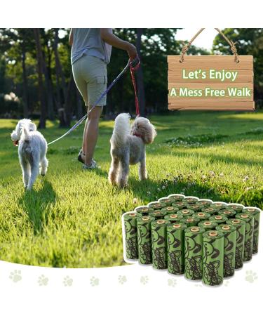 Dog Poo Bags - 450 Counts Biodegradable Thick Leak Proof Pet Poop Waste Bag Refill Rolls for 7 Month Supply Lavender Scented - Buy Online on SooperMarket.com