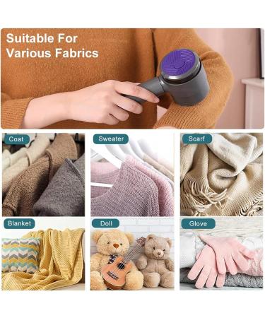 Portable Rechargeable Lint Remover - Electric Fabric Shaver for Clothing & Sweaters | Best Fluff & Fuzz Defuzzer - Buy Online on SooperMarket.com