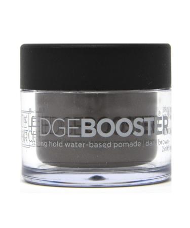 Style Factor Edge Booster Hideout Hair Pomade Hold Color Gel 0.8oz Natural Black (Dark Brown)