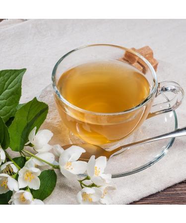 Zyanna Jasmine Green Tea: Premium Darjeeling Green Tea with Natural Jasmine Buds - 100% Natural Ingredients (3.53oz/100g) - Brew Hot or Iced (50 Cups) - Buy Online on SooperMarket.com