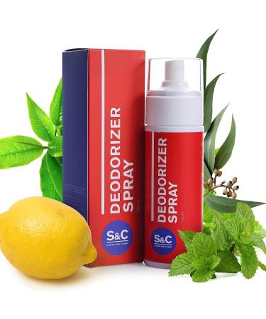 Natural Shoe Deodorizer Spray 5.29 Oz. - Eucalyptus Mint Scent - Foot Odor Eliminator for Shoes & Stinky Feet - Buy Online on SooperMarket.com