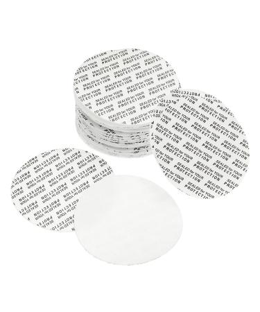 PATIKIL 51mm/2.01" Foam Lid Liner 100Pack PS Foam Resistant Tamper Pressure Sensitive Seal for Bottle Cap Liners Seals