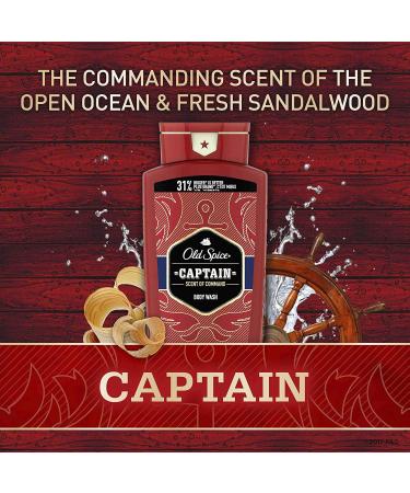 Old Spice Captain Scent of Command Body Wash for Men - 21 Fl Oz (4 Pack) - Buy Online on SooperMarket.com