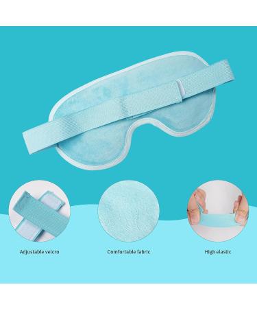 ZENYA Cooling Eye Mask - Reusable Hot Cold Therapy Gel for Puffy Eyes, Hayfever Relief, Migraine, Sinus Pain - Blue - Buy Online on SooperMarket.com