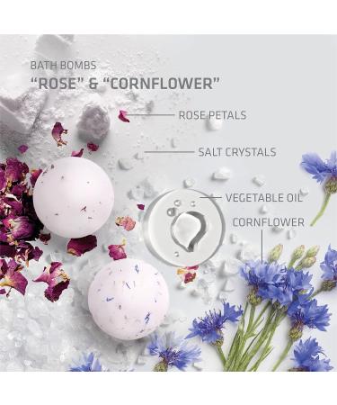 STENDERS Bath Bombs Gift Set - 9 Organic Super Fizzy Bath Bombs with Essential Oils for Bubble & Spa Bath - Perfect Christmas/Valentine's Day Gift, Spring Blossom - Buy Online on SooperMarket.com