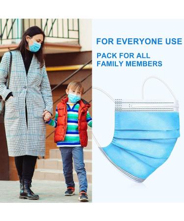 Brightt ASTM Level 3 Face Masks - 4 Ply Disposable Made in USA 50 Packs Elastic Ear Loops for Adults - International Shipping Available - Buy Online on SooperMarket.com