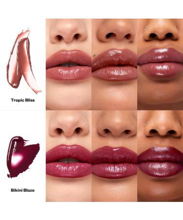 Kosas Wet Stick Lipstick - Moisturizing Shiny Sheer with Ceramides & Hyaluronic Acid - Soothes & Softens Lips - Tropic Bliss - Buy Online on SooperMarket.com