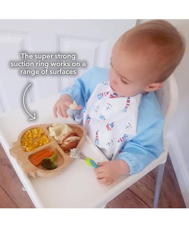 Nuby Bamboo Strawberry Plate - Weaning Tableware for 12+ Months - Buy Online on SooperMarket.com
