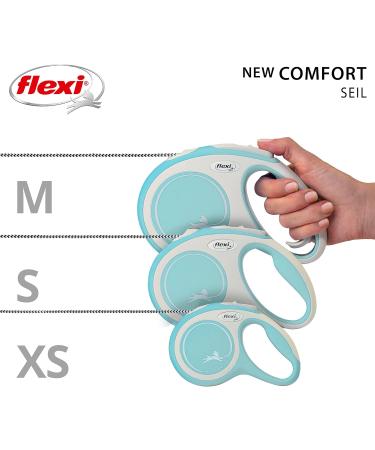 Buy Flexi Dog Leash - Extendable with Soft Handle | 3m 5m 8m | Light Blue | Up to 20 kg | Fast International Shipping - Buy Online on SooperMarket.com