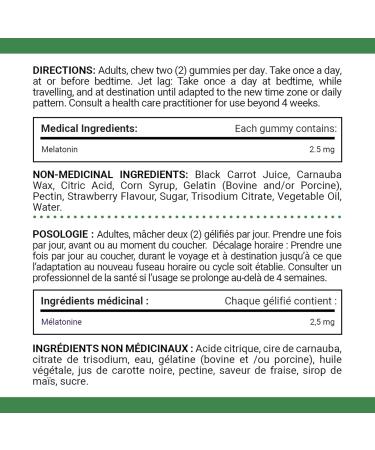 Nature's Bounty Melatonin Supplement Helps Reset Bodys Sleep-Wake Cycle 2.5mg 60 Gummies - Buy Online on SooperMarket.com