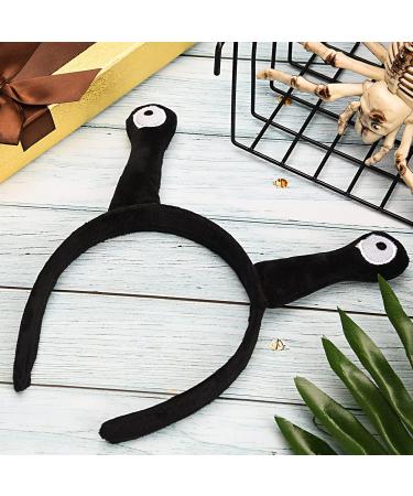 Lezevn 2 Pieces Snail Antenna Plush Headband Snail Costume Accessories Masquerade Party Cosplay Fancy Dress Photo Props - Buy Online on SooperMarket.com