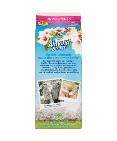Almond Breeze Blue Diamond Vanilla Almond Milk 64oz - Lactose Free - Buy Online on SooperMarket.com