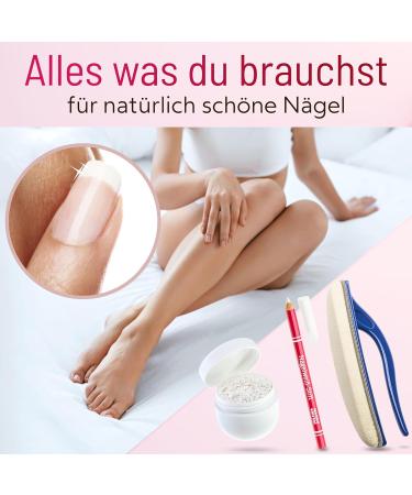 Nail Buffing Kit : Leather Buffer ( Polisher ) and Powder - Buy Online on SooperMarket.com