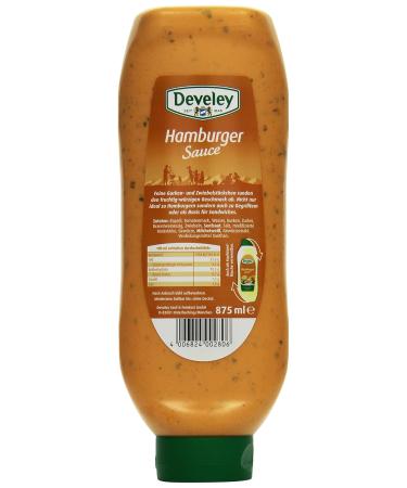 Develey Hamburger Sauce - Pack of 4 (4 x 875 ml) | Premium Flavor for Gourmet Burgers - International Shipping Available - Buy Online on SooperMarket.com