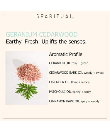 Buy SpaRitual Vegan Hydrating Mist - Geranium Cedarwood | Hydrating Facial Spray for All Skin Types - International Shipping Available - Buy Online on SooperMarket.com