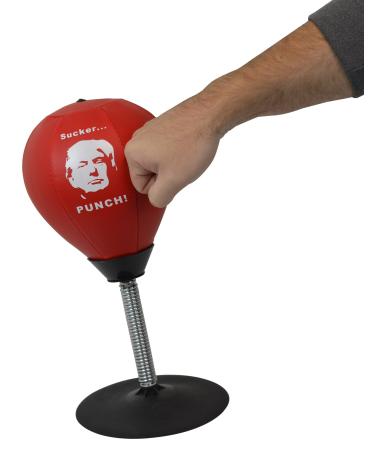 Fairly Odd Novelties Donald Trump Desktop Punching Bag Stress Relief Boxing Novelty Gag White Elephant Gift