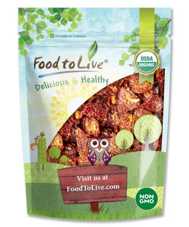 Organic Sun-Dried Tomatoes, 2 Pounds - Salted, Non-GMO, Kosher, Raw, Vegan, Unsulfured, Bulk 2 Pound (Pack of 1)