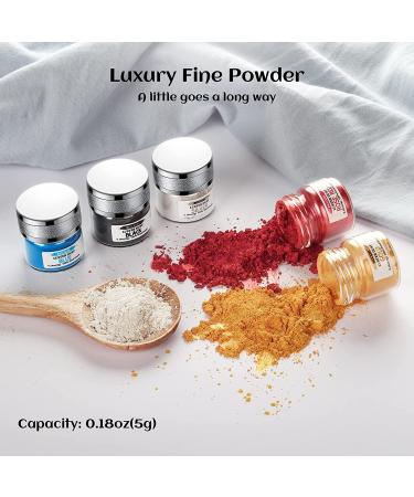 INOCERIS Edible Gold Luster Dust - 5g Food Grade Metallic Cake Shimmer Powder - Christmas Coloring for Baking, Decorating, Fondant, Chocolate & More - Buy Online on SooperMarket.com