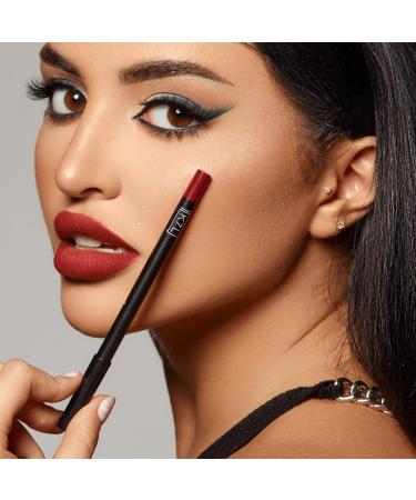 K7L Dark Red Lip Liner Pencil - Flame | Long-Lasting Cosmetics - Buy Online on SooperMarket.com