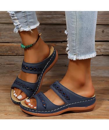 Orthopedic Arch Support Diabetic Walking Sandals - 2023 Women's Comfort Orthotic Wedge Sandals - Buy Online on SooperMarket.com