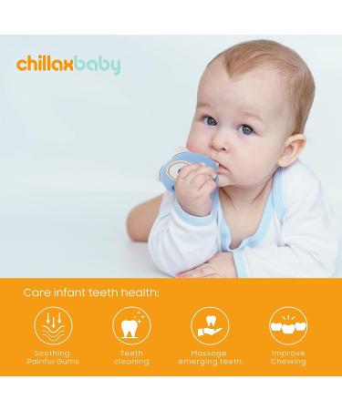 CHILLAX Teether Toys - Soothing Baby Teething Relief | Easy-to-Grip Non-BPA Silicone Teethers for Babies | Dishwasher-Safe | Ideal Shower Gift for Infants 3+ Months - Buy Online on SooperMarket.com