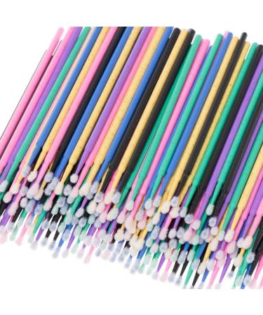 600pcs Micro Applicator Brushes for Lash Extensions | Disposable Cotton Swabs & Eyelash Applicators for Makeup - Buy Online on SooperMarket.com