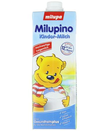 Buy Milupa Milupino Children's Milk 12 Months - Ready to Drink Pack of 12 (12 x 1L) - International Shipping - Buy Online on SooperMarket.com