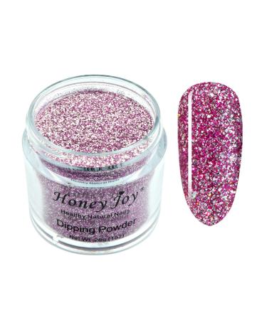 28g/Box Holographic Iridescen Sparkle Colorful Holographic Glitter Brown Red Dip Powder Nails Dipping Nails Long-lasting Nails No UV Light Needed (HJ-ND064B-No.150)