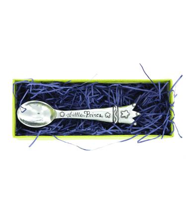 Basic Spirit Handcrafted Pewter Keepsake Baby Infant Spoons - Little Prince or Little Princess - Buy Online on SooperMarket.com