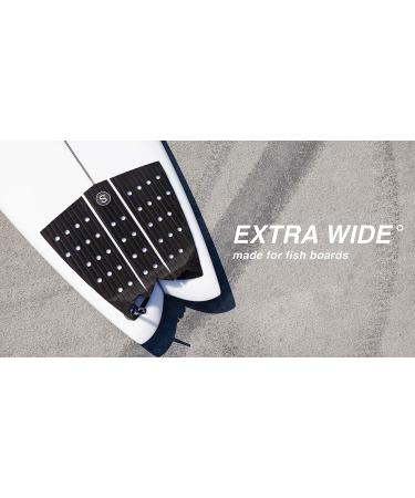 SYMPL Surf Traction Pad - 3-Piece Set for Wide Fish & Grovel Boards | Maximum 3M Grip | Ideal for Skimboards & Wakesurfs - Buy Online on SooperMarket.com
