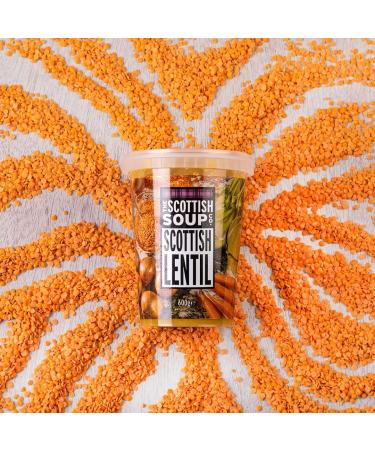 The Scottish Soup Company - Lentil Chilled Soup - 600g Tub x 6