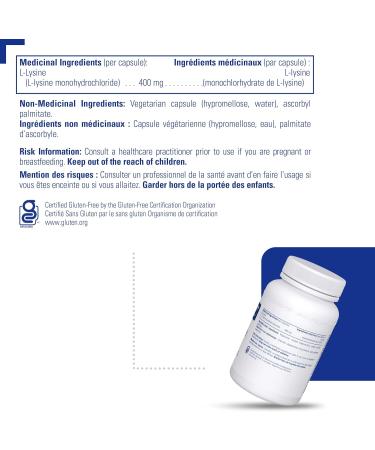 Pure Encapsulations - L-Lysine - Hypoallergenic Supplement Helps Maintain Healthy Arginine Levels and Immune Function - 90 Vegetable Capsules - Buy Online on SooperMarket.com