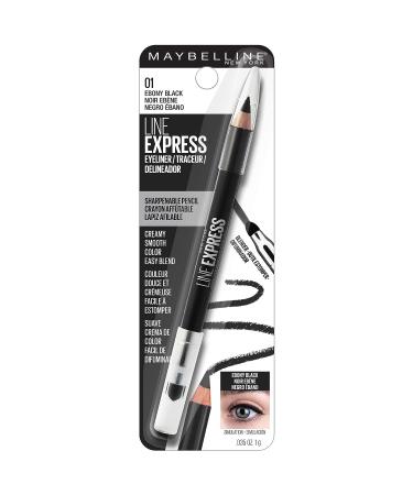 Maybelline Line Express Sharpenable Wood Pencil - Ebony Black 0.035 oz - Buy Online on SooperMarket.com
