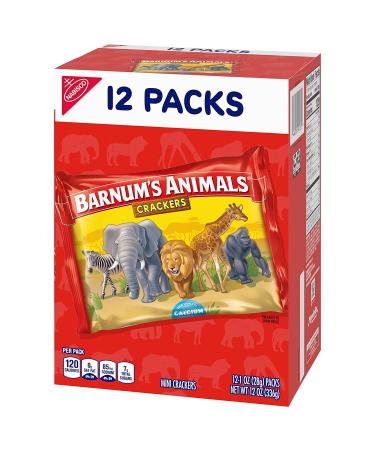Barnum's Original Animal Crackers 12 Snack Packs - Delicious & Convenient Snacking Option - Buy Online on SooperMarket.com