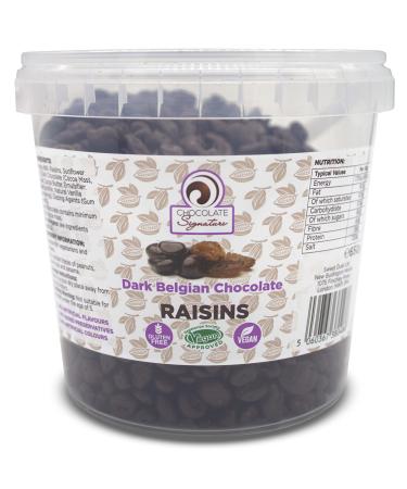 Dark Belgian Chocolate Covered Raisins Sultanas | Dairy Free | Vegan | Gluten Free - 650g