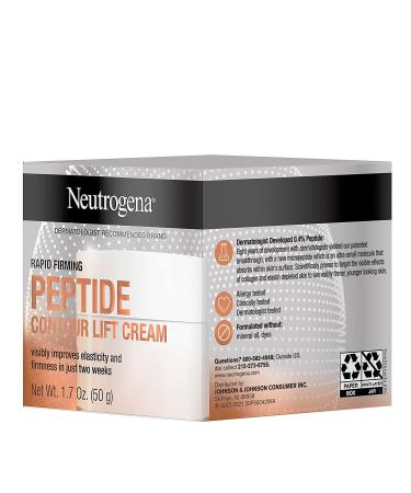 Neutrogena Peptide Contour Lift Cream 1.7 oz - Anti-Aging Facial Moisturizer - Buy Online on SooperMarket.com