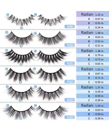 MAGEFY Faux Mink Eyelashes 30 Pairs | Natural to Dramatic Volume False Lashes | 3D Pack with Eyebrow Grooming Kit - Buy Online on SooperMarket.com