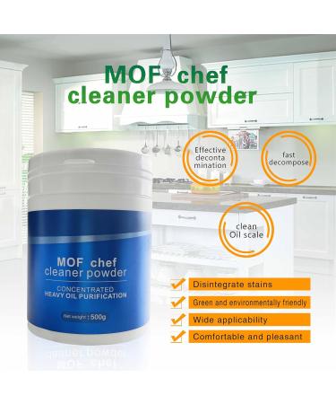 M.O.F-CHEF Heavy Duty Kitchen Cleaner | 500g Protective Degreaser & Multipurpose Powder for Tough Cleaning - Buy Online on SooperMarket.com