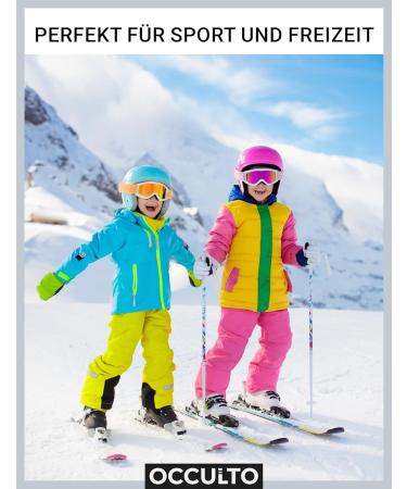 Occulto Children's Ski Socks 2-Pack Mondi - Size 35-38 Blue | Premium International Shipping - Buy Online on SooperMarket.com