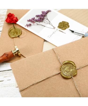 15 Bronze Glue Gun Sealing Wax Sticks for Retro Vintage Stamp and Letter | Ideal for Wedding Invitations, Cards, Envelopes, Snail Mails, Gifts - Buy Online on SooperMarket.com
