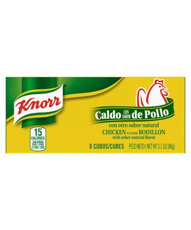 Knorr Cube Bouillon Chicken 3.1 oz 8 ct Pack of 24 Chicken 8 Count (Pack of 24)