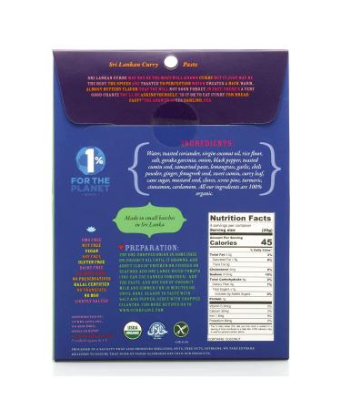 Sri Lankan Curry Paste | Mike's Organic Curry Love | 2.8 oz - Authentic Flavor - Buy Online on SooperMarket.com