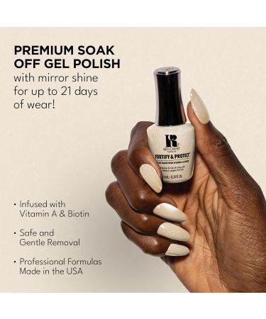 Red Carpet Manicure Fortify & Protect Pearl Shimmer Gel Polish for Strong Healthy Nails - Infused with Vitamin A & Biotin - (Less Is More) Led Nail Gel Color 0.3 Fl Oz - Buy Online on SooperMarket.com