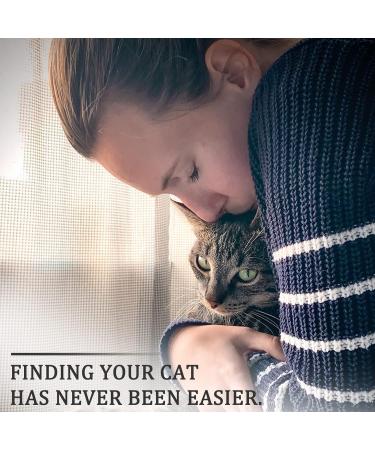 Reflective Airtag Cat Neck Band - Adjustable GPS Collar for Cats & Puppies | Jiarui Black 9-13 Inch (23-33cm) - Buy Online on SooperMarket.com