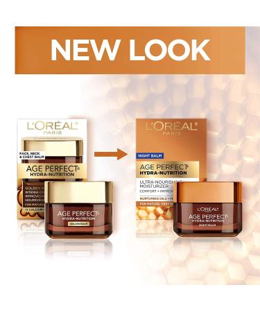 L'Oreal Paris Age Perfect Hydra Nutrition Night Balm - 1.7 oz - Buy Online on SooperMarket.com