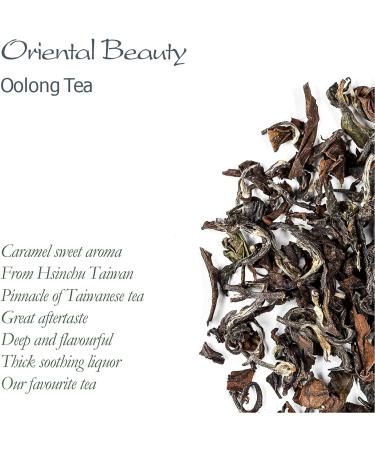 Oriental Beauty Taiwan Oolong Tea - Dongfang Meiren Taiwanese Wu Long Tea - White Tip Oolong 50g - Buy Online on SooperMarket.com