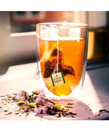 A.C.Perchs Green Lemon & Ginger Tea | Aromatic Chinese Green Tea | 25 Tea Bags Gift Box | Royal Tea Since 1835 - International Shipping Available - Buy Online on SooperMarket.com