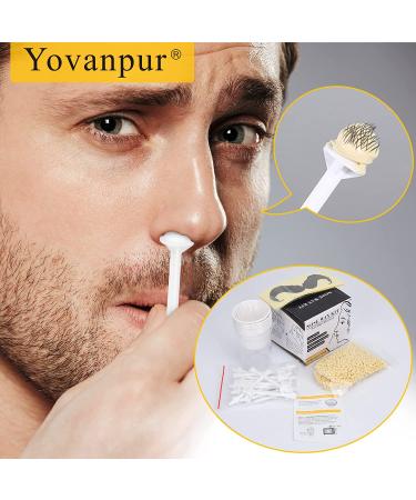 Yovanpur Nose Wax Kit: 100g Wax Beads, 20 Applicators, Mustache Protector, Easy & Painless - Buy Online on SooperMarket.com