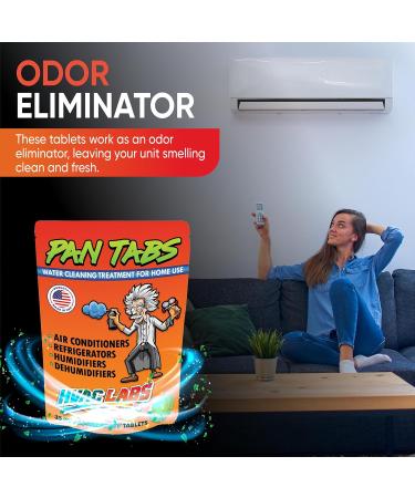 Buy Mad Tabs 35pcs AC Drain Line Cleaner - Odor Control & Water Damage Prevention Tablets - USA Made UV Glow Treatment for Air Conditioners & Humidifiers - Buy Online on SooperMarket.com