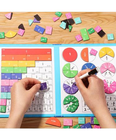 Buy Fractional Calculation Material Magnets | Montessori Magnetic Fraction Puzzle for Kids | Educational Math Learning Aids - Buy Online on SooperMarket.com